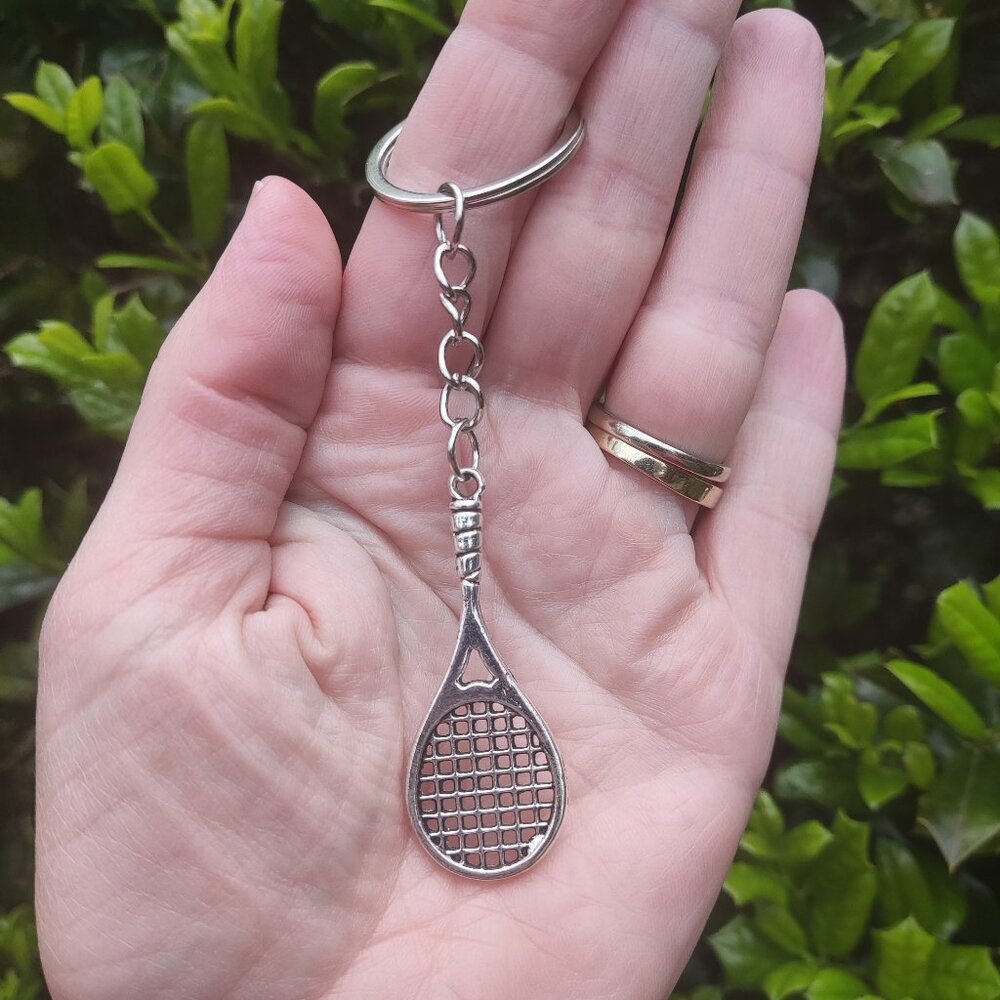 Tennis Racket Keychain